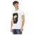 Short Sleeve Round Neck T-shirt with Front Print 3XL Men