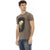 Short Sleeve Round Neck T-shirt with Front Print 3XL Men