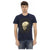 Short Sleeve T-shirt with Front Print 3XL Men