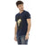 Short Sleeve T-shirt with Front Print 3XL Men