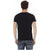 Short Sleeve Round Neck T-Shirt with Front Print M Men