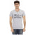 Short Sleeve V-Neck T-Shirt with Front Print M Men