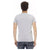 Short Sleeve V-Neck T-Shirt with Front Print M Men