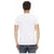 Short Sleeve V-Neck T-shirt with Front Print M Men