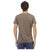 Short Sleeve V-Neck T-Shirt with Front Print S Men