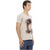 Short Sleeve V-Neck T-Shirt with Front Print S Men