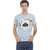 Short Sleeve V-Neck T-shirt with Front Print XL Men