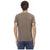 Short Sleeve V-neck T-shirt with Front Print S Men