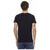 Short Sleeve V-Neck T-Shirt with Front Print S Men