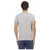 Short Sleeve V-Neck T-shirt with Front Print XL Men