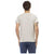 Short Sleeve V-Neck T-shirt with Front Print S Men