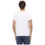 Short Sleeve V-Neck T-Shirt with Front Print XL Men