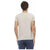 Short Sleeve V-neck T-shirt with Front Print S Men