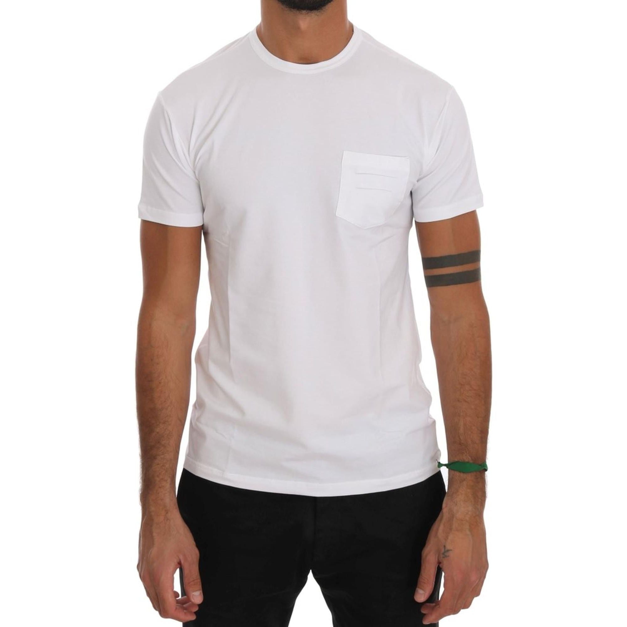 Stunning Logo Detail White T-Shirt by Daniele Alessandrini