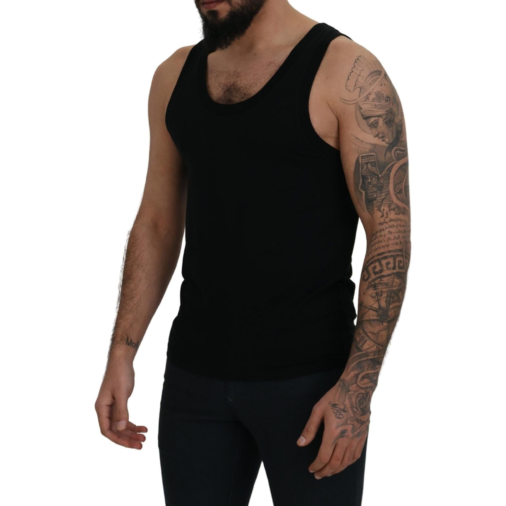 Stunning Dolce &amp; Gabbana Tank Top T-Shirt 48 IT Men