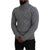 Stunning Gray Long Sleeve Wool-Blend Sweater 46 IT Men