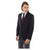 Classic Lapel Jacket with 2 Buttons and Front Flap Pockets 48 IT Men