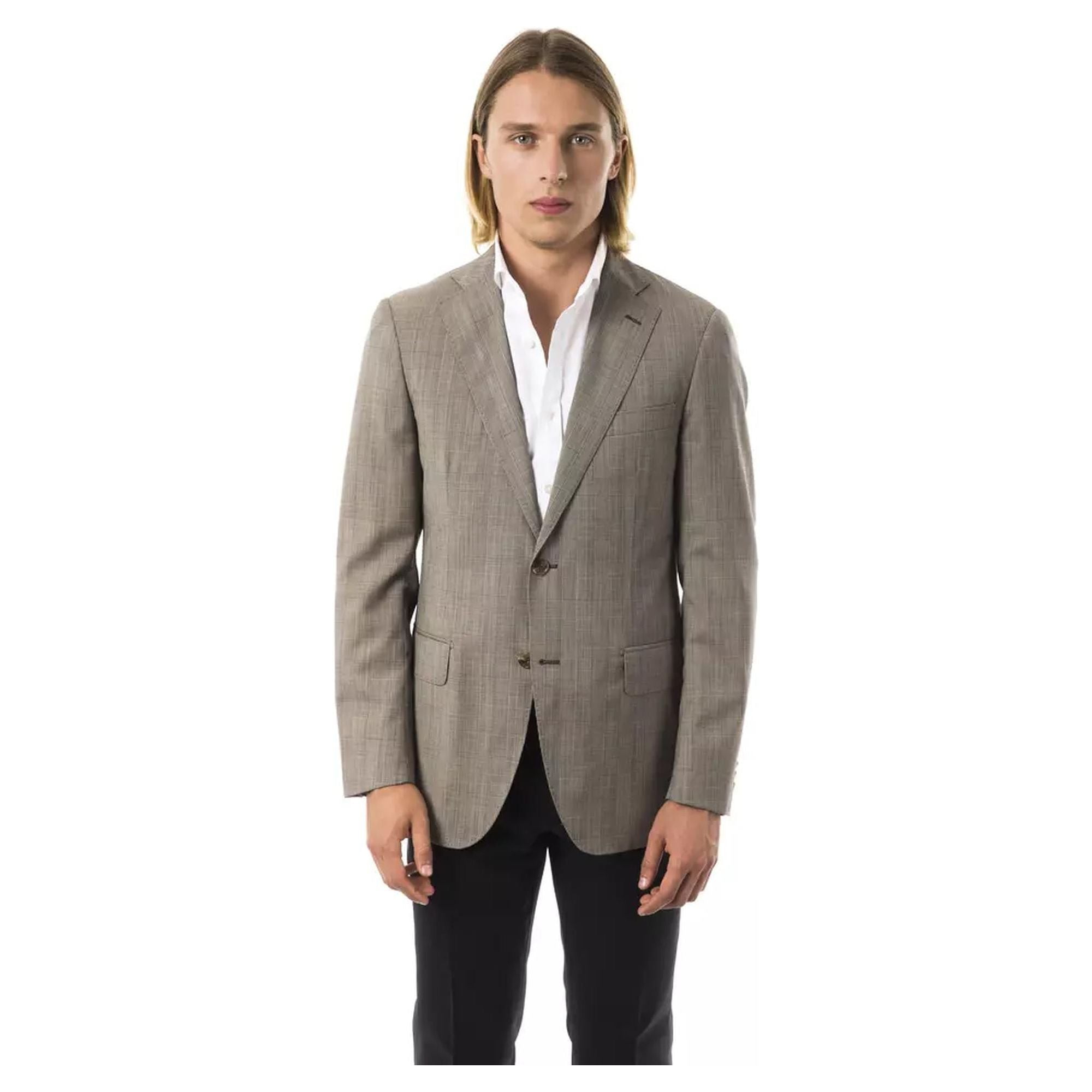 Classic Lapel Jacket with 2 Button Closure 52 IT Men