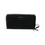 Zipper Continental Wallet with DG Family Motive - 100% Leather Made in Italy One Size Men