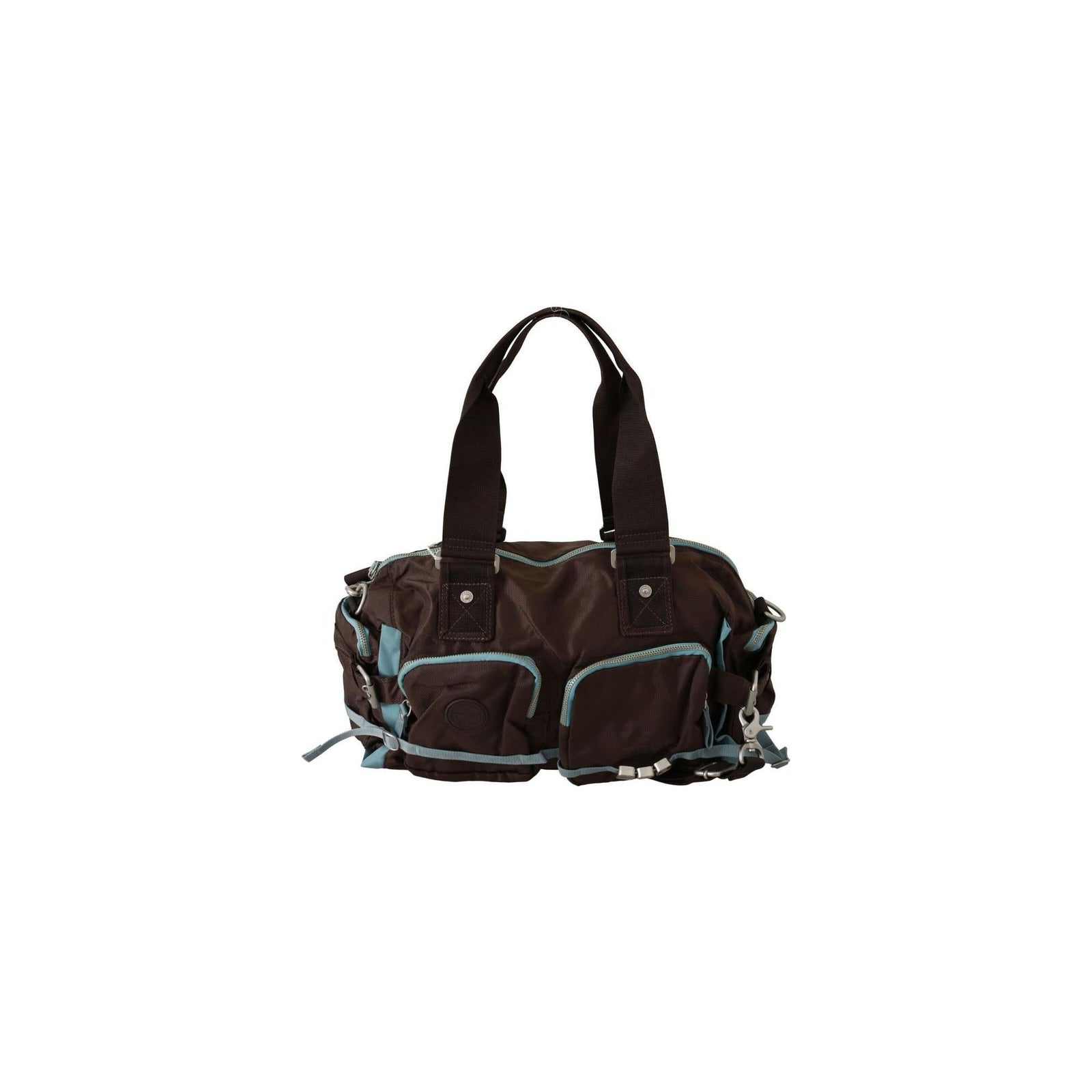 WAYFARER Women Bag - Duffel Style Brown Fabric Logo Details One Size Women