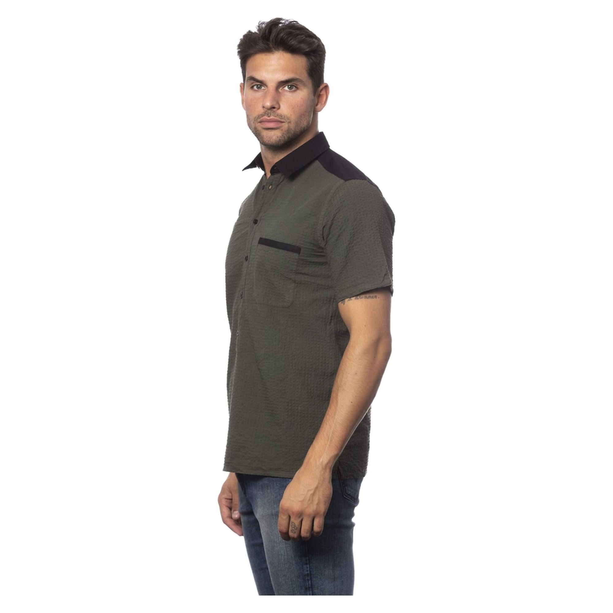 Classic Button-Up Shirt with Regular Fit 41 IT Men