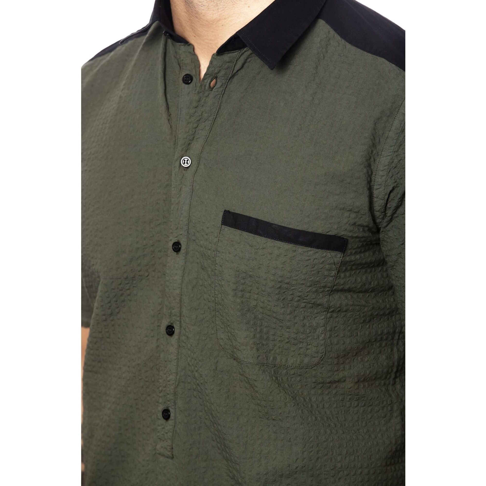 Classic Button-Up Shirt with Regular Fit 41 IT Men