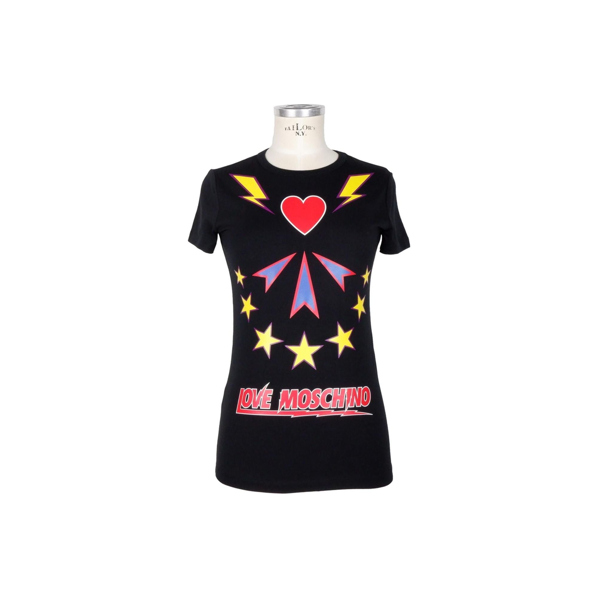 Colorful Prints Love Moschino T-Shirt