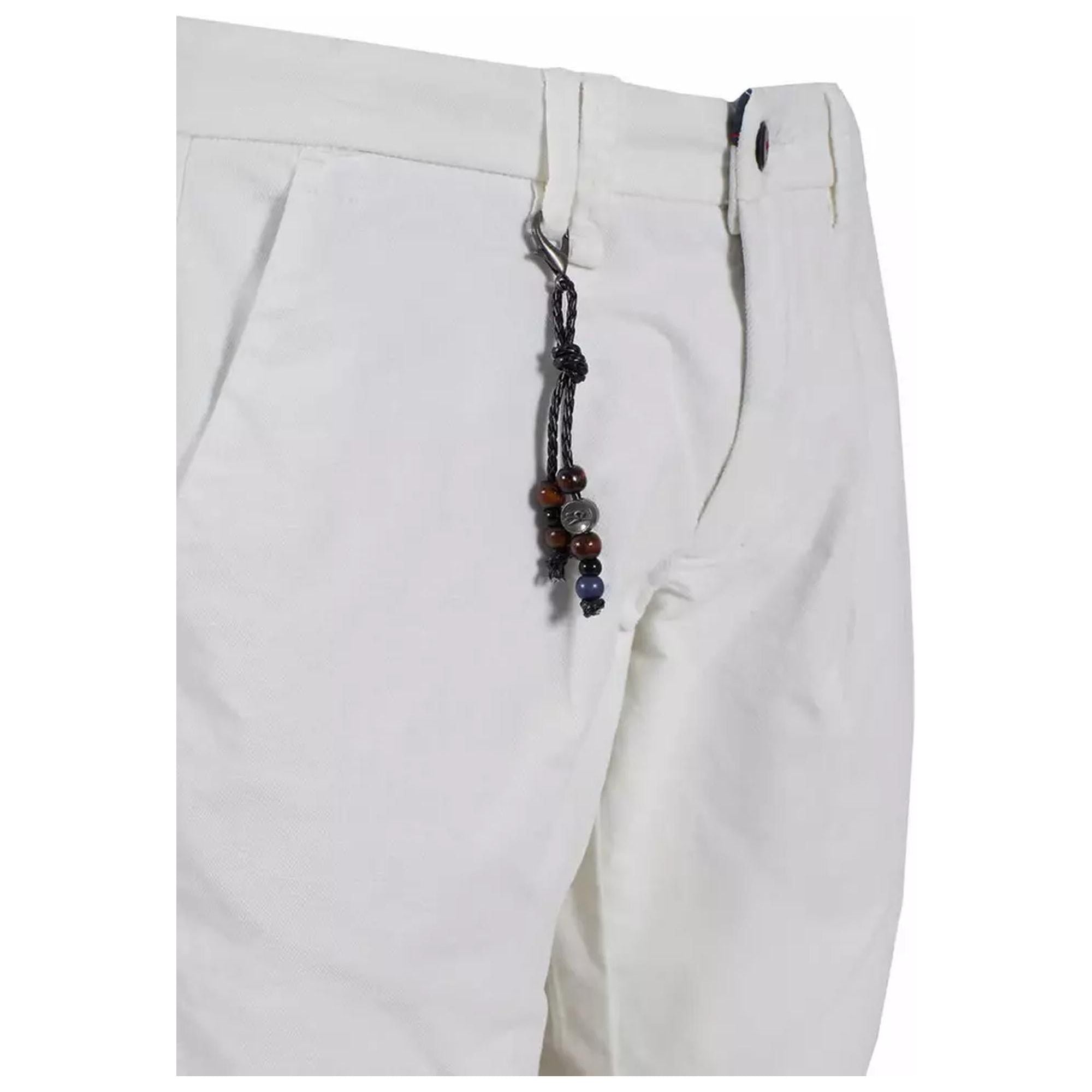 Zee Chino Trousers with Pleats and Five Pockets W29 US Men