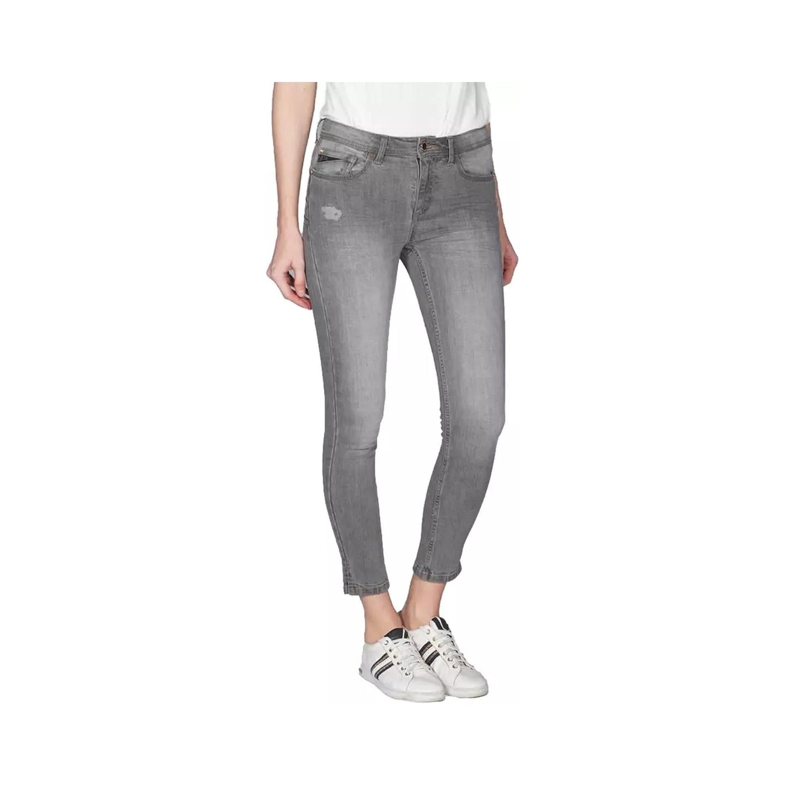 Womens Push-Up Jeggings with Ruined Effect Details W27 US Women