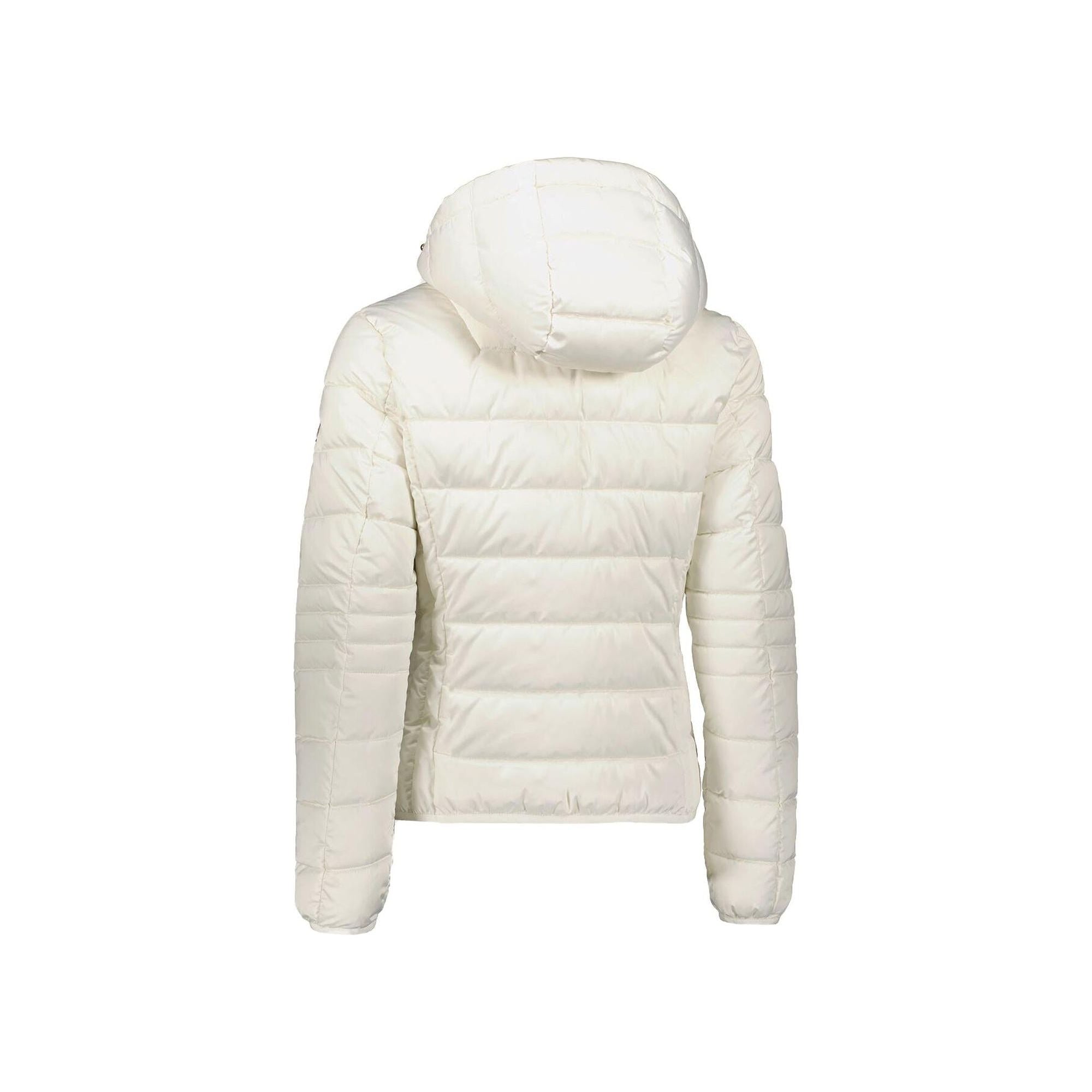 Short Down Jacket with Zip Closure and Hood XL Women