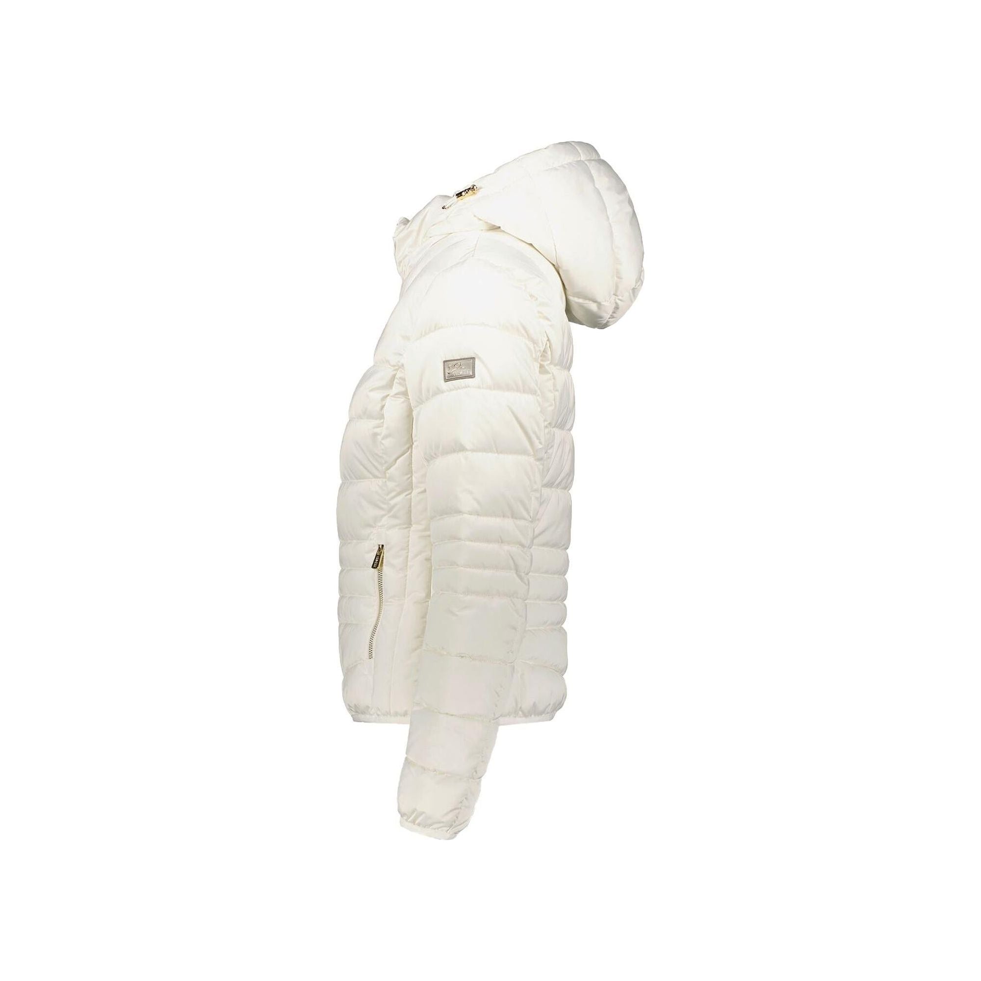 Short Down Jacket with Zip Closure and Hood XL Women