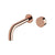 2020 shower Bath Burnished rose gold Gold Progressive Brass wall mixer tap faucet