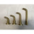 2020 shower Bath Burnished rose gold Gold Progressive Brass wall mixer tap faucet