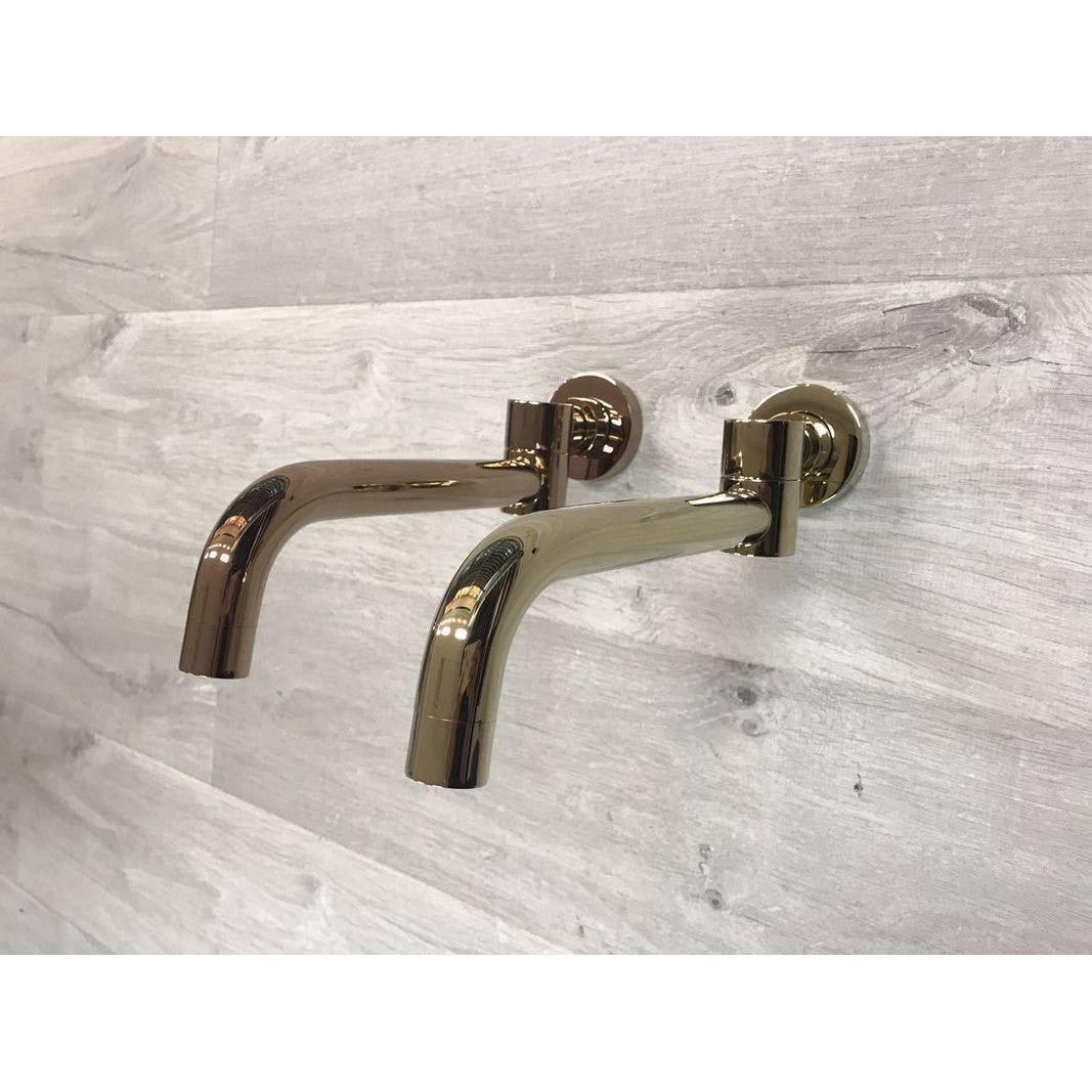 2020 shower Bath Burnished rose gold Gold Progressive Brass wall mixer tap faucet