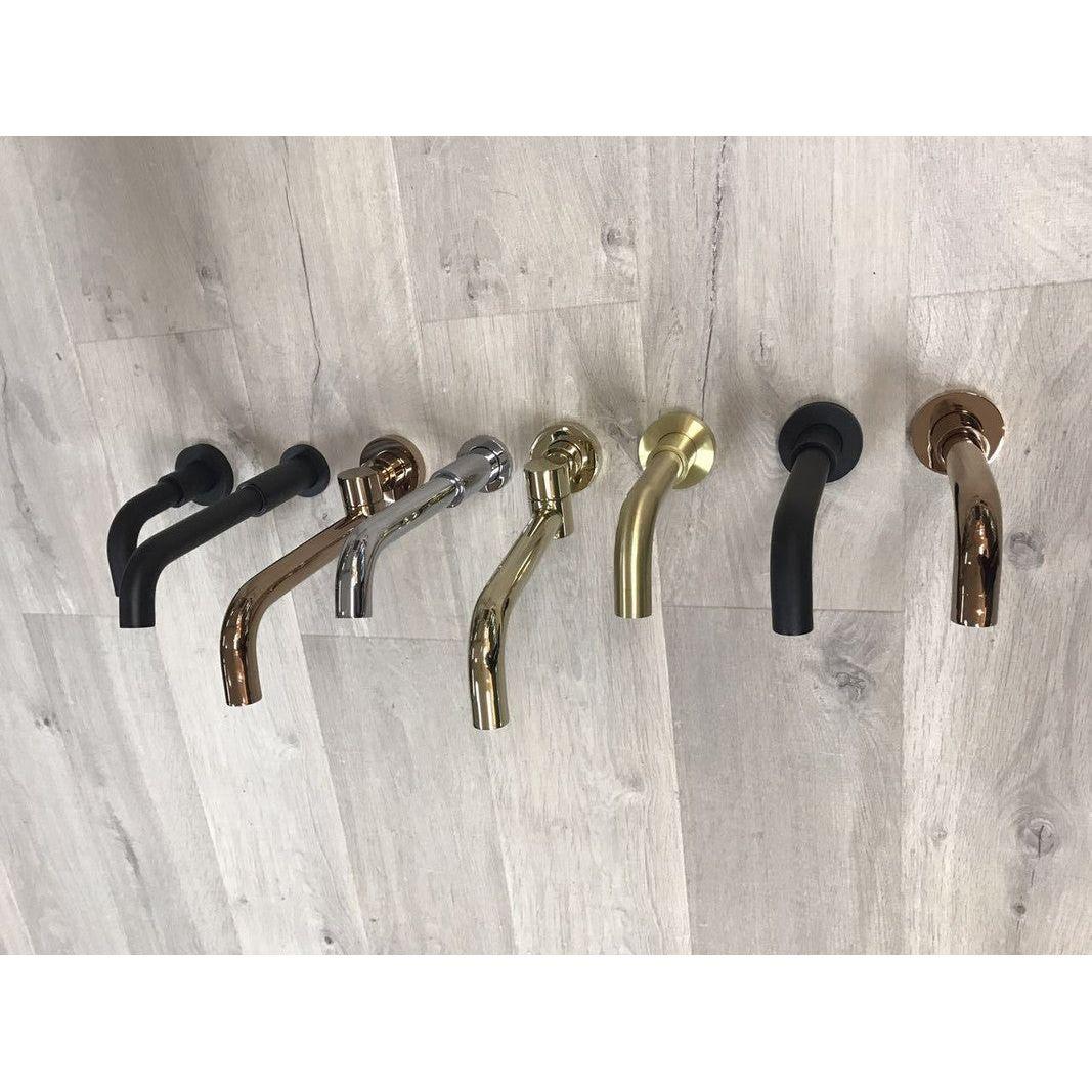 2020 shower Bath Burnished rose gold Gold Progressive Brass wall mixer tap faucet