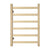 2023 Brushed Brass Gold stainless steel Heated Towel Rail rack Square AU 650*620mm No Timer