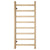 2023 Brushed Brass Gold stainless steel Heated Towel Rail rack Square AU 650*620mm No Timer