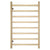 2023 Brushed Brass Gold stainless steel Heated Towel Rail rack Square AU 650*620mm No Timer