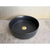 2023 Matte Black matte white matte Pink Green Gold Copper Round 360 mm Dia top counter basin porcelain sink