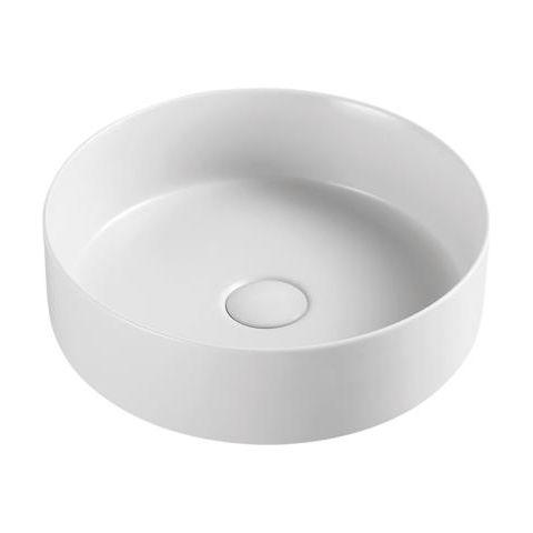 2023 Matte Black matte white matte Pink Green Gold Copper Round 360 mm Dia top counter basin porcelain sink