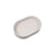 Ultra Modern Concrete Cement Wash Basin Counter Top Matte White Oval Basin