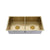 2023 Burnished Brass Gold stainless steel 304 double bowl kitchen sink