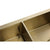 2023 Burnished Brass Gold stainless steel 304 double bowl kitchen sink