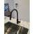 2023 Matte Black Pull out Kitchen tap Solid stainless steel PVD plated