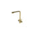 2023 Brushed Brass Gold L shape 3 way filter water kitchen mixer tap faucet Stainless steel Made PVD plated