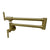 2023 Brushed Gold Kitchen tap Wall Mounted Pot Filler Single Cold Water inlet