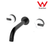 2021 New Marble Stone handle matte black wall taps 1/4 turn matte black pattern