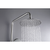 2023 Brushed Nickel Solid Stainless Steel 304 made shower set w diverter 200 mm head sprayer hand held head Suit Outdoor