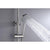 2023 Brushed Nickel Solid Stainless Steel 304 made shower set w diverter 200 mm head sprayer hand held head Suit Outdoor