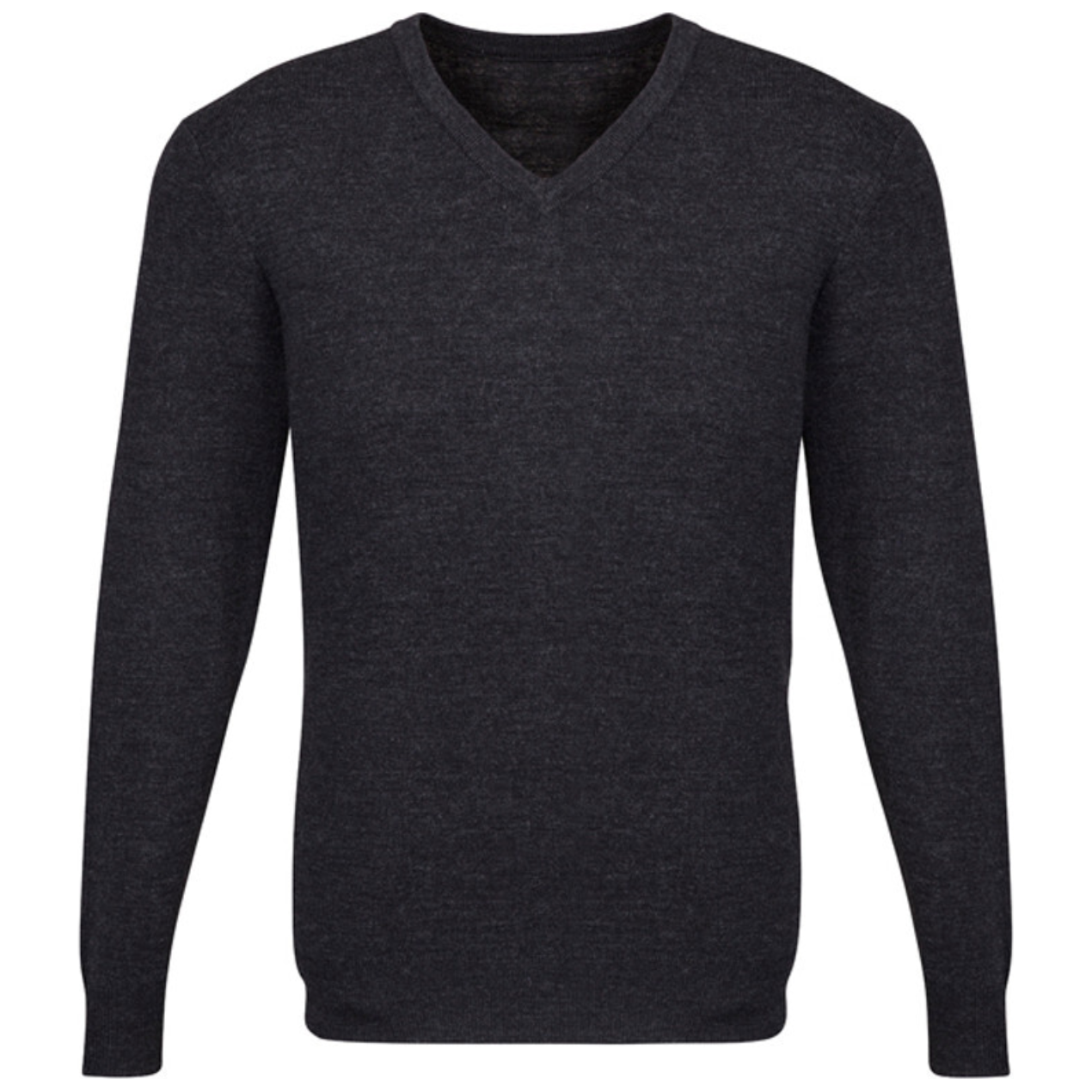 Mens Advatex Varesa Wool Pullover Jumper Cardigan V Neck - Charcoal - M